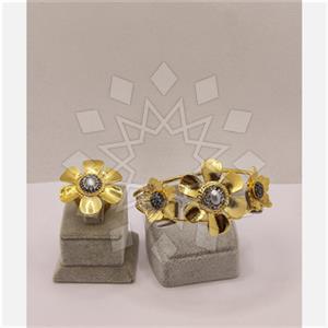 Fashion Gemstone  Ring Bracelet Sets