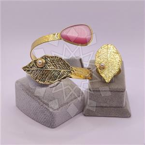 Fashion Gemstone  Ring Bracelet Sets