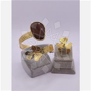 Fashion Gemstone  Ring Bracelet Sets