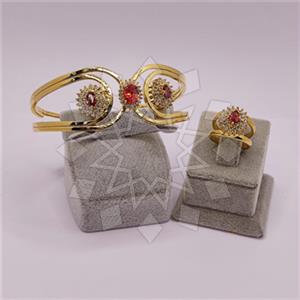 Fashion Gemstone  Ring Bracelet Sets