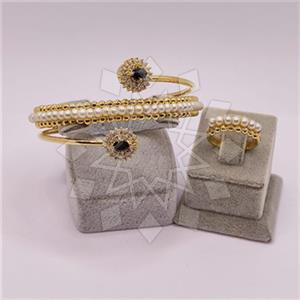 Fashion Gemstone  Ring Bracelet Sets