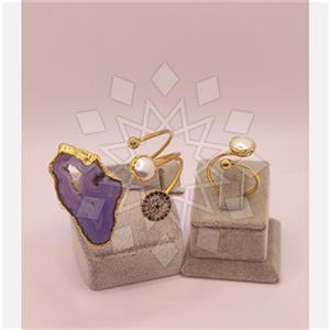 Fashion Gemstone  Ring Bracelet Sets