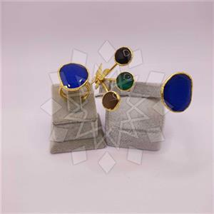 Fashion Gemstone  Ring Bracelet Sets