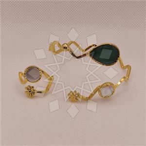 Fashion Gemstone  Ring Bracelet Sets