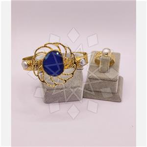 Fashion Gemstone  Ring Bracelet Sets