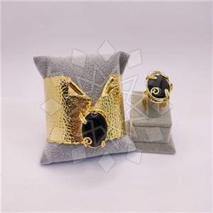 Fashion Gemstone  Ring Bracelet Sets
