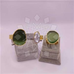 Fashion Gemstone  Ring Bracelet Sets