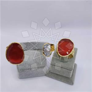 Fashion Gemstone  Ring Bracelet Sets