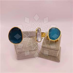 Fashion Gemstone  Ring Bracelet Sets