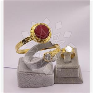 Fashion Gemstone  Ring Bracelet Sets