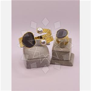 Fashion Gemstone  Ring Bracelet Sets