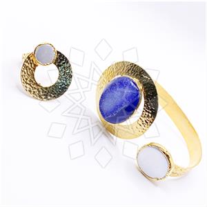 Fashion Gemstone  Ring Bracelet Sets