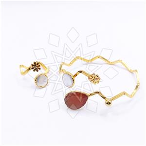 Fashion Gemstone  Ring Bracelet Sets