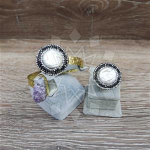 Fashion Gemstone  Ring Bracelet Sets