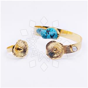 Fashion Gemstone  Ring Bracelet Sets