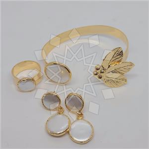 Fashion Gemstone  Ring Earring Bracelet Sets