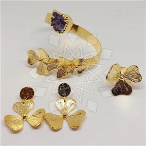Fashion Gemstone  Ring Earring Bracelet Sets