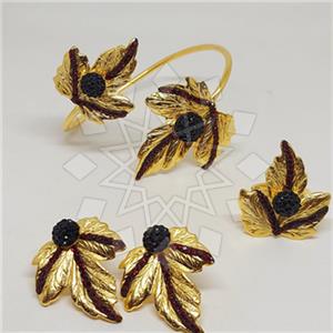 Fashion Gemstone  Ring Earring Bracelet Sets