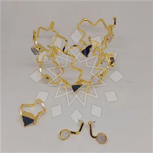 Fashion Gemstone  Ring Earring Bracelet Sets