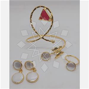 Fashion Gemstone  Ring Earring Bracelet Sets