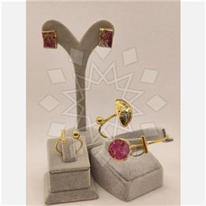 Fashion Gemstone  Ring Earring Bracelet Sets