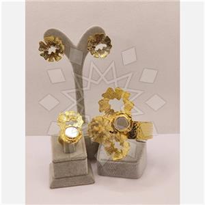 Fashion Gemstone  Ring Earring Bracelet Sets