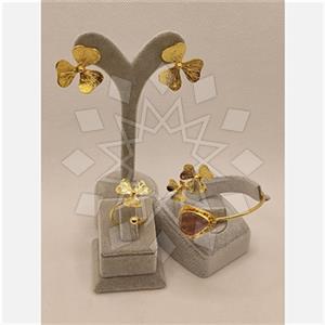 Fashion Gemstone  Ring Earring Bracelet Sets