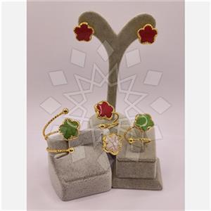 Fashion Gemstone  Ring Earring Bracelet Sets