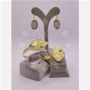 Fashion Gemstone  Ring Earring Bracelet Sets