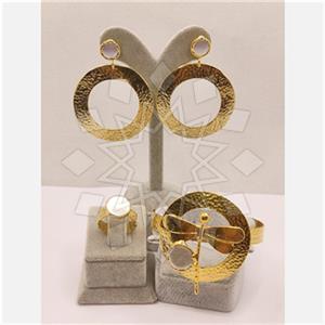 Fashion Gemstone  Ring Earring Bracelet Sets