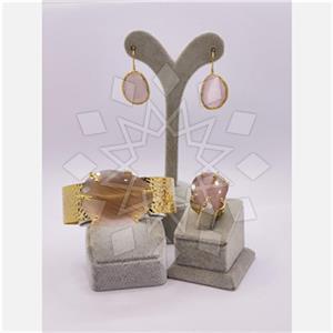 Fashion Gemstone  Ring Earring Bracelet Sets