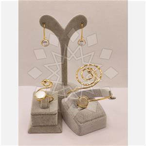 Fashion Gemstone  Ring Earring Bracelet Sets