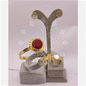 Fashion Gemstone  Ring Earring Bracelet Sets