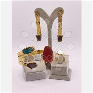 Fashion Gemstone  Ring Earring Bracelet Sets