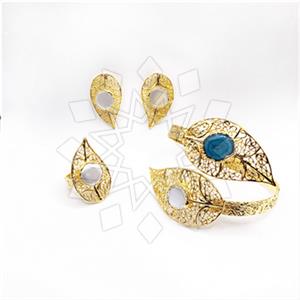 Fashion Gemstone  Ring Earring Bracelet Sets