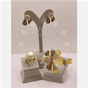 Fashion Gemstone  Ring Earring Bracelet Sets