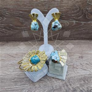 Fashion Gemstone  Ring Earring Bracelet Sets