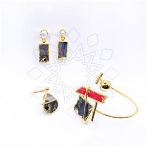 Fashion Gemstone  Ring Earring Bracelet Sets
