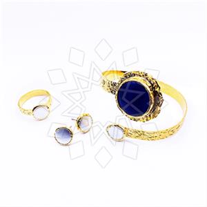 Fashion Gemstone  Ring Earring Bracelet Sets