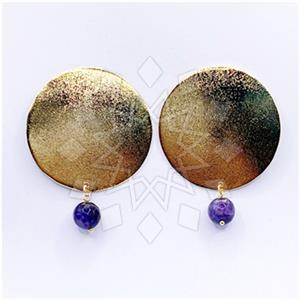 Fashion Gemstone Statement Earrings