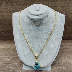 Fashion Gemstone  Statement Necklace