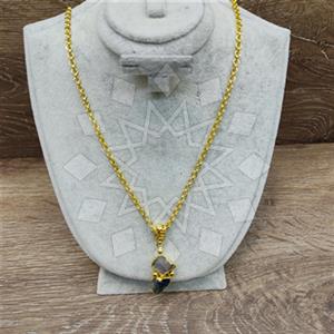 Fashion Gemstone  Statement Necklace