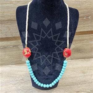 Fashion Gemstone  Statement Necklace
