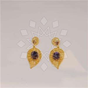 Fashion Gemstone Statement Earrings