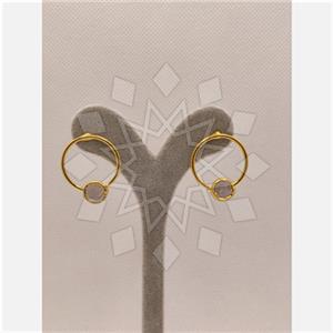 Fashion Gemstone Statement Earrings