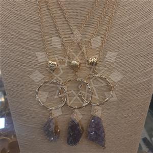 Fashion Gemstone Statement Necklace Package