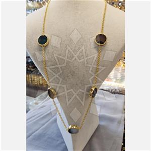 Fashion Gemstone Statement Necklace