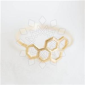 Fashion Geometric Puzzle and Harem Rings