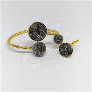 Fashion Geometric Ring Bracelet Sets