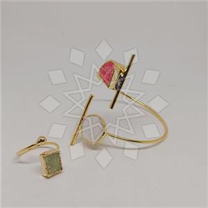 Fashion Geometric Ring Bracelet Sets